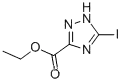 Molecular Structure of 774608-90-1 (5-Iodo-1H-1,2,4-triazole-3-carboxylic acid ethyl ester)
